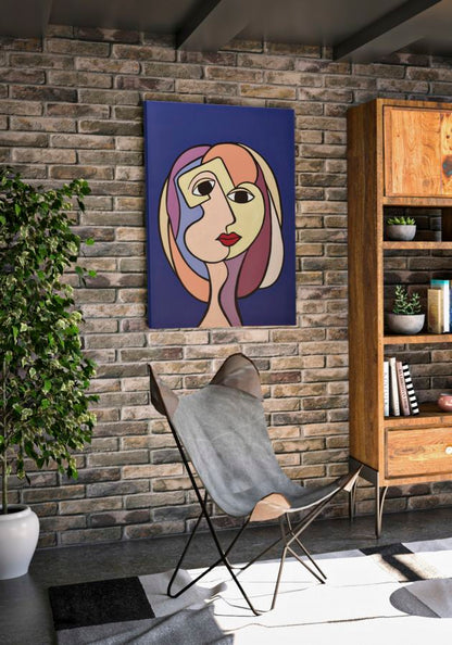 Estampa pintada Double Faces Large -A- Cm 80x3x120