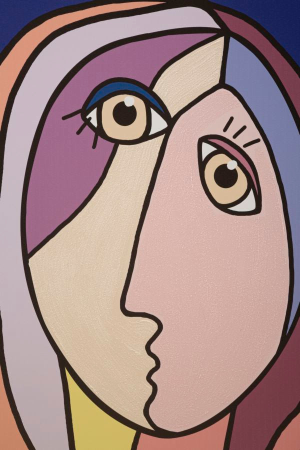 Estampa pintada Double Faces Large -B- Cm 80x3x120