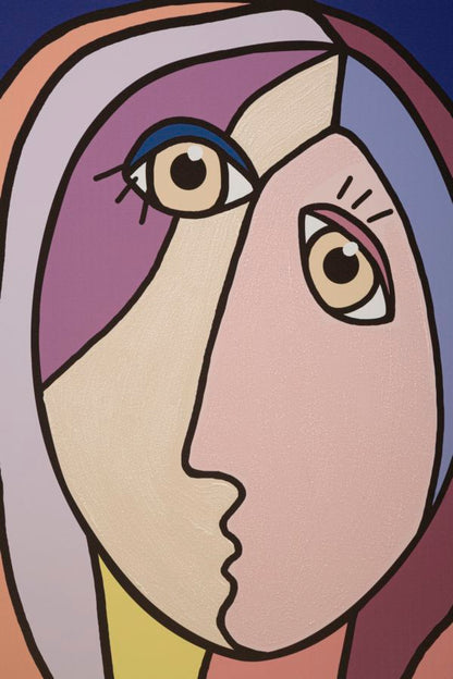Estampa pintada Double Faces Large -B- Cm 80x3x120