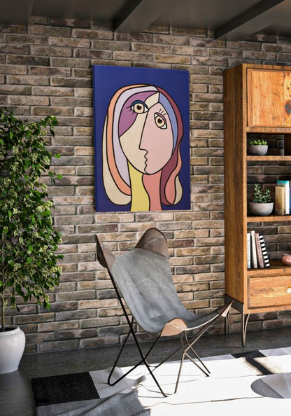 Estampa pintada Double Faces Large -B- Cm 80x3x120