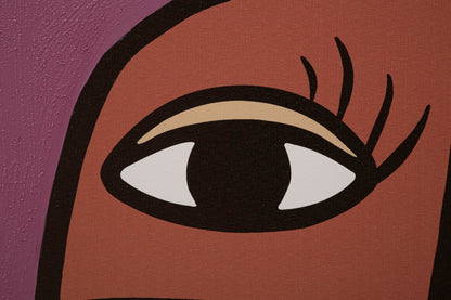 Estampa pintada Faces New -A- Cm 60x3x90