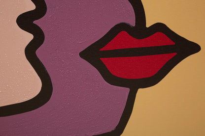 Estampa pintada Faces New -A- Cm 60x3x90