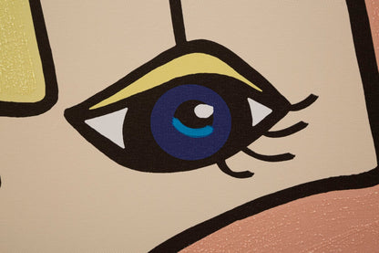 Estampa pintada Faces New -B- Cm 60x3x90