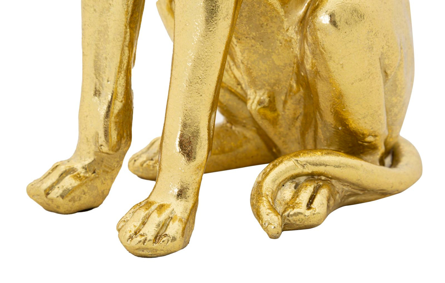 Cão com Coroa Dourado Cm 20x12,5x33