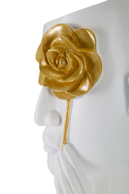 Jarra Rosto com Fiore Cm 14x13x27