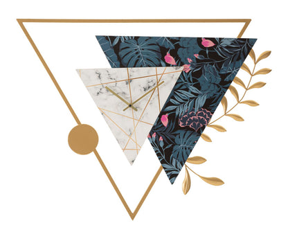 Relógio de Parede Triangle Cm 75x4,5x59