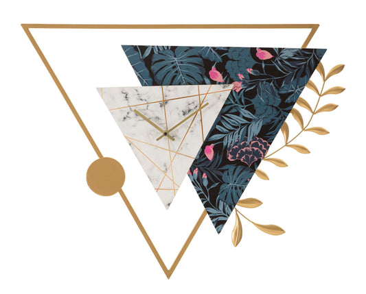 Relógio de Parede Triangle Cm 75x4,5x59