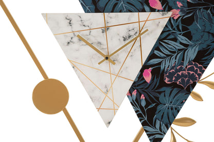 Relógio de Parede Triangle Cm 75x4,5x59