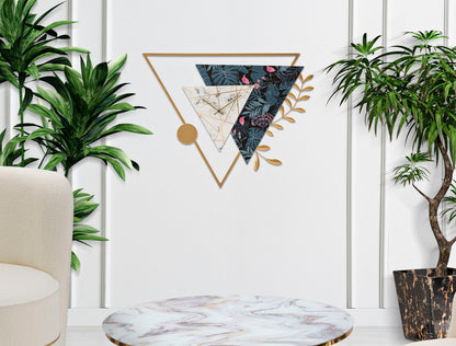Relógio de Parede Triangle Cm 75x4,5x59