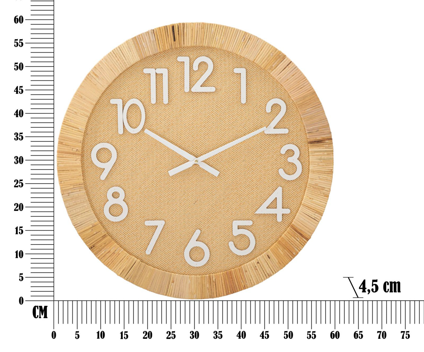 Relógio de Parede Boho Plus Cm ø 60x4,5