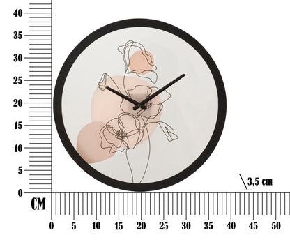 Relógio de Parede Flor -B- Cm ø 40x3,5