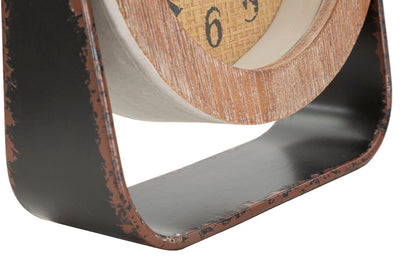 Relógio de Mesa Redondo Cm 23,5x7x24