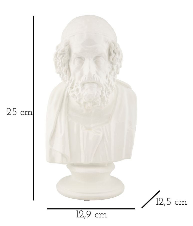 Escultura Sábio Cm 12,9x12,5x25