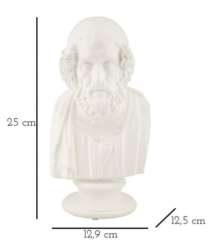 Escultura Sábio Cm 12,9x12,5x25