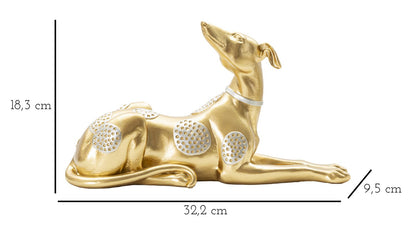 Cão Deitado Cm 32,2x9,5x18,3