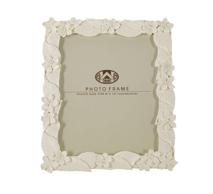 Moldura Folha Cream Cm 26x2x30,7 (medida Interna Cm 20x25)