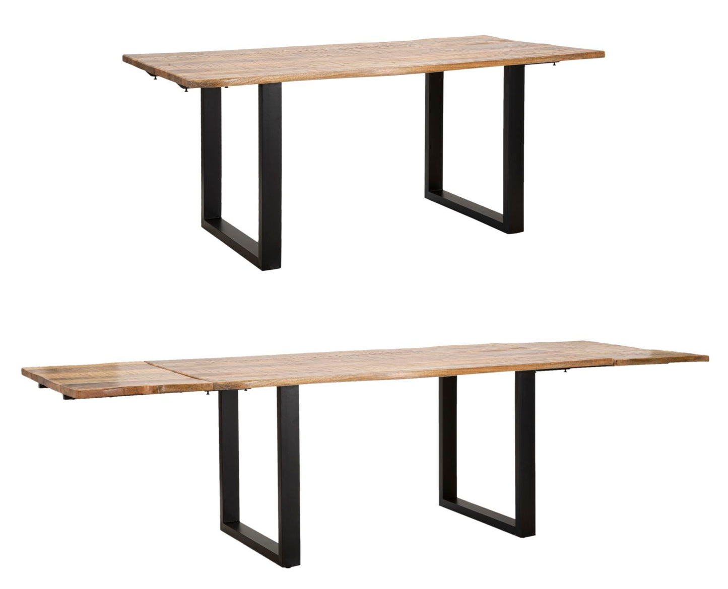 Mesa de almoço Edge All. Cm 180x90x77-madeira de Mango