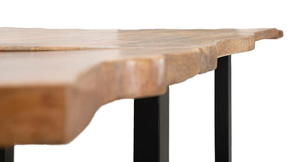 Mesa de almoço Edge All. Cm 180x90x77-madeira de Mango