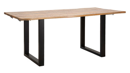 Mesa de almoço Edge All. Cm 180x90x77-madeira de Mango