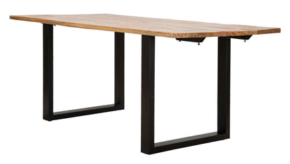 Mesa de almoço Edge All. Cm 180x90x77-madeira de Mango