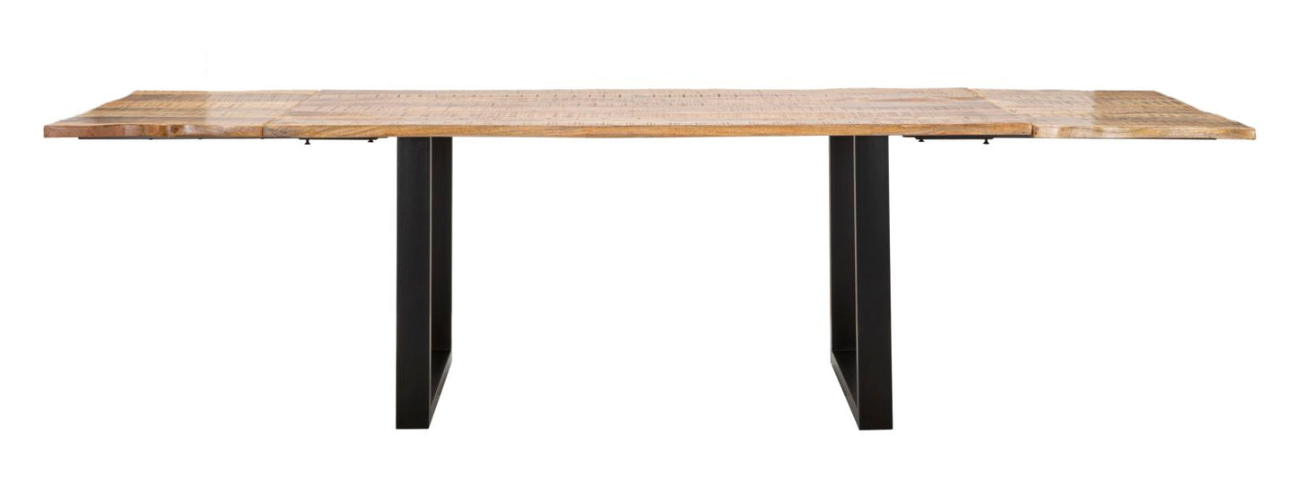 Mesa de almoço Edge All. Cm 180x90x77-madeira de Mango