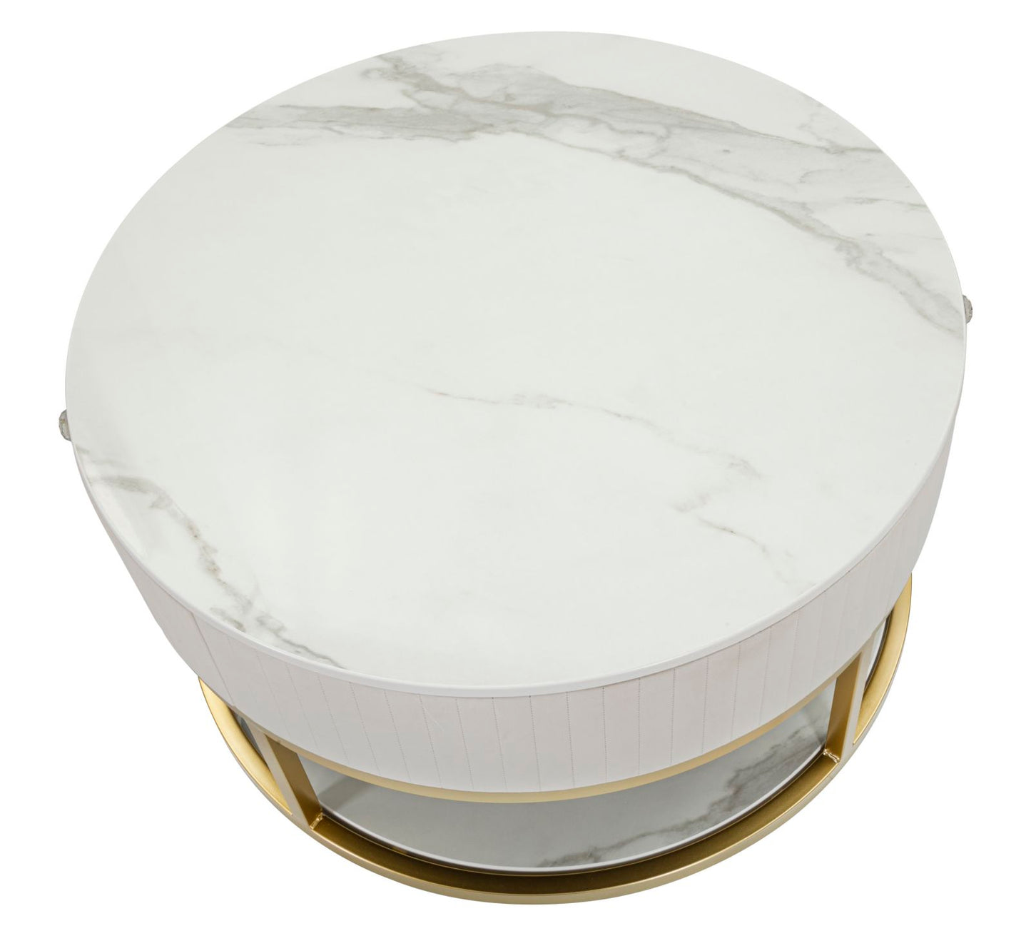 Mesa de Café Montpellier Creme Cm ø 75x36