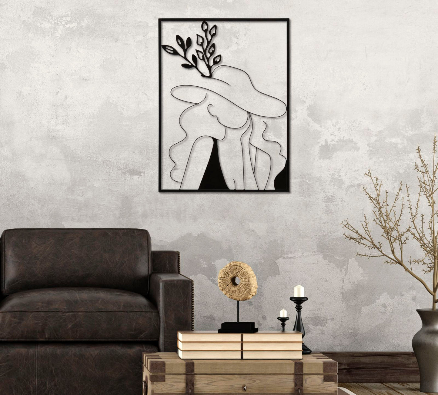 Painel em Ferro Elegant -A- Cm 60x1x80