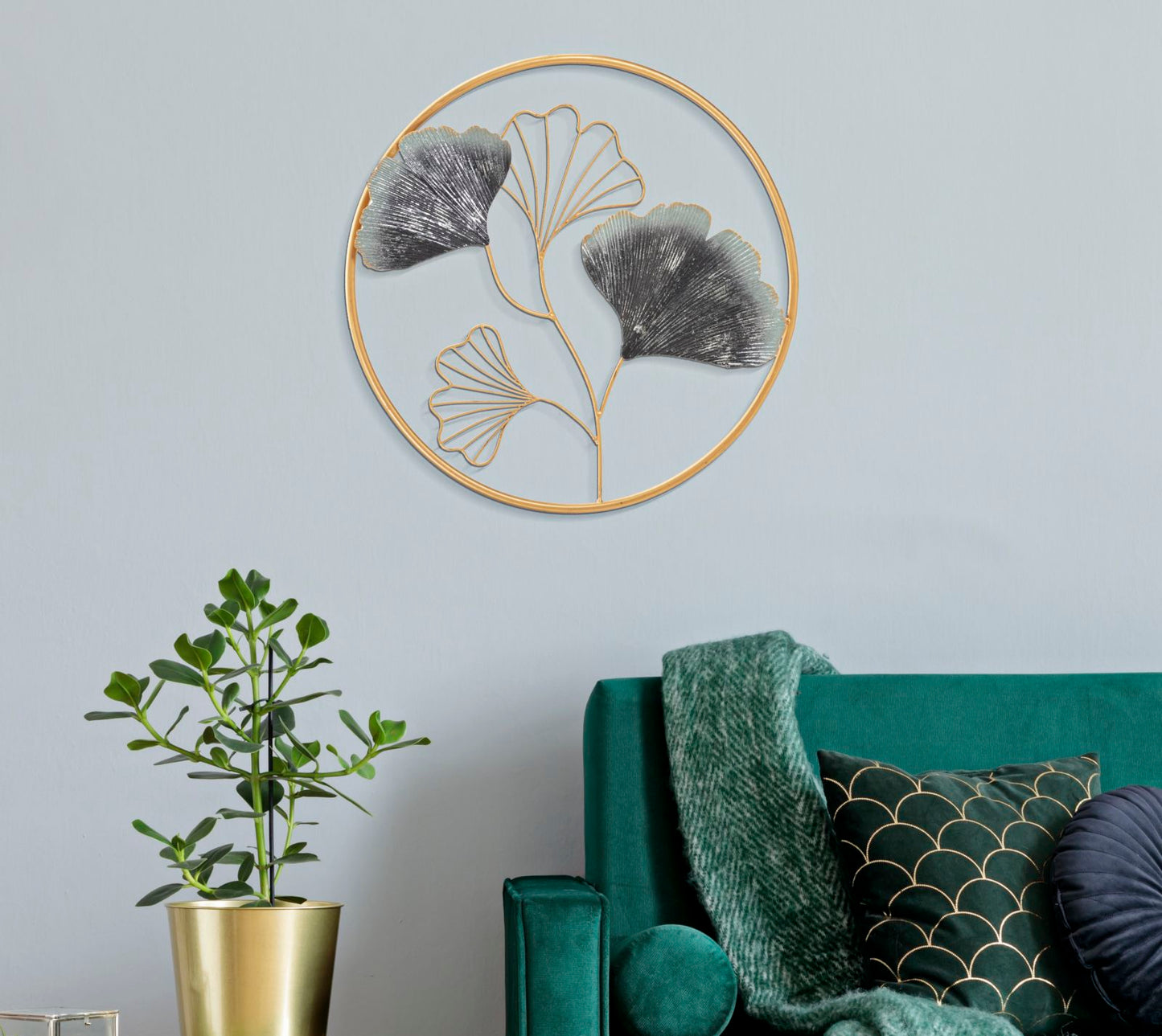 Painel em Ferro Flor Simple Cm ø 45,5x3,5