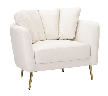 Poltrona Kiev Creme Cm 88x77x74
