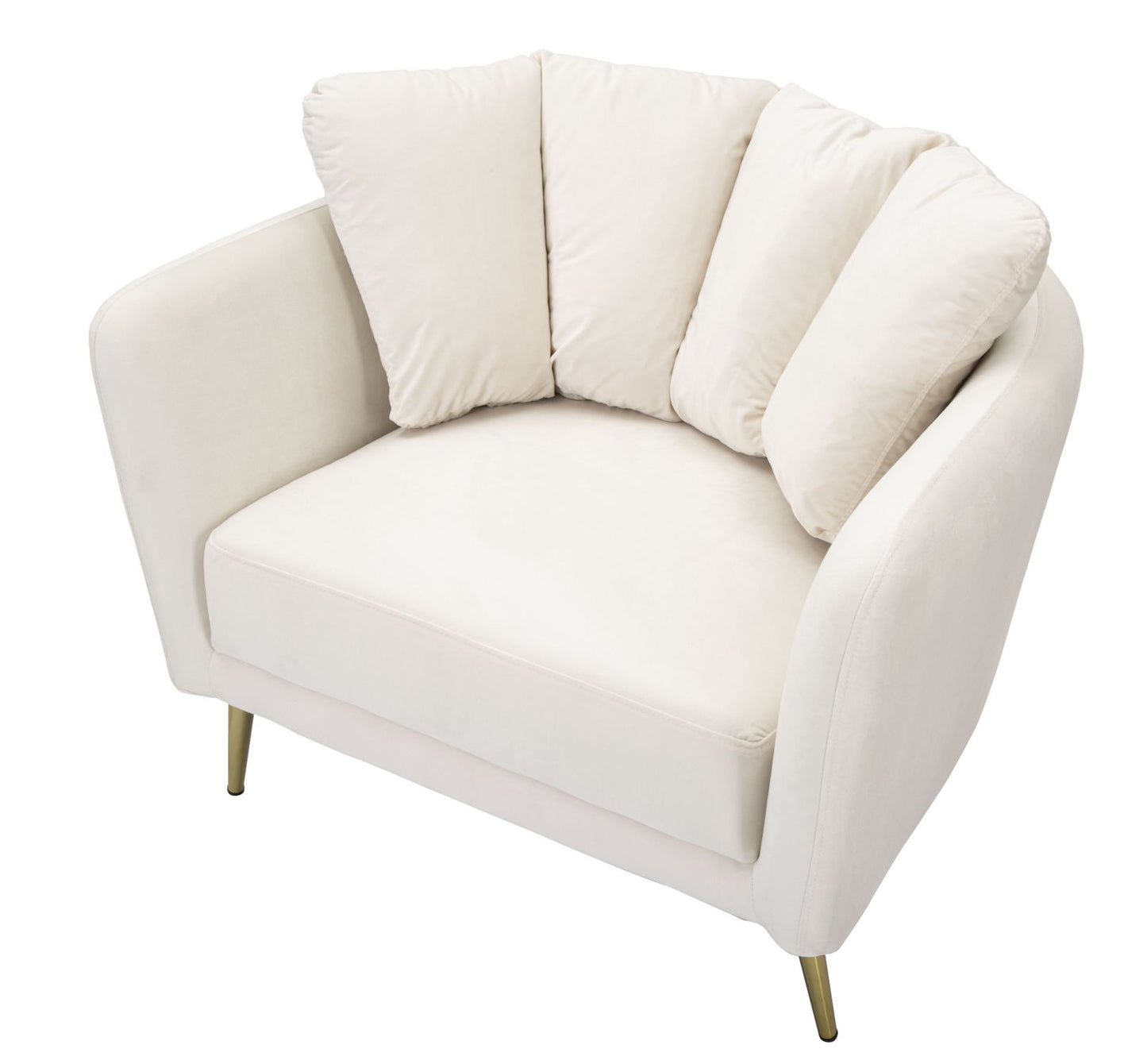 Poltrona Kiev Creme Cm 88x77x74
