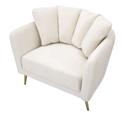 Poltrona Kiev Creme Cm 88x77x74