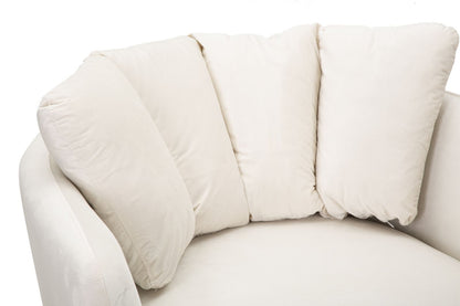 Poltrona Kiev Creme Cm 88x77x74