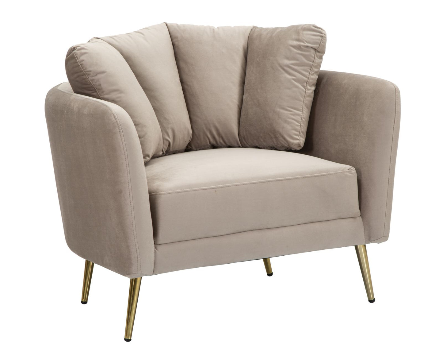 Poltrona Kiev Grigia Cm 88x77x74