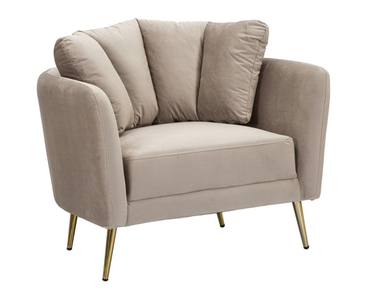 Poltrona Kiev Grigia Cm 88x77x74