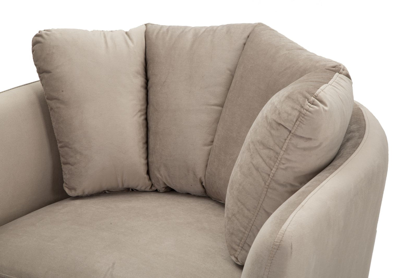 Poltrona Kiev Grigia Cm 88x77x74