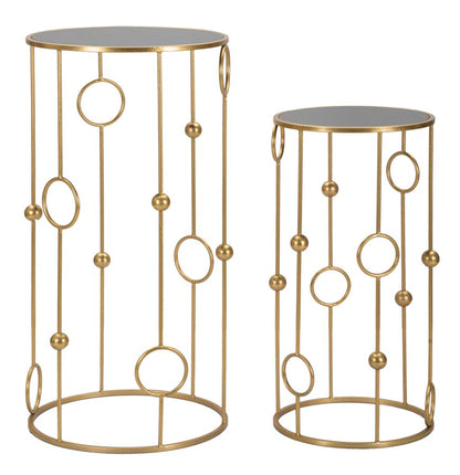 Mesa Auxiliar Cage Par Cm ø 50x100-40x80