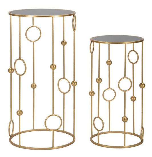 Mesa Auxiliar Cage Par Cm ø 50x100-40x80