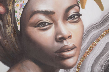 Pintura Sobre Tela Naomi -A- Cm 100x3x100