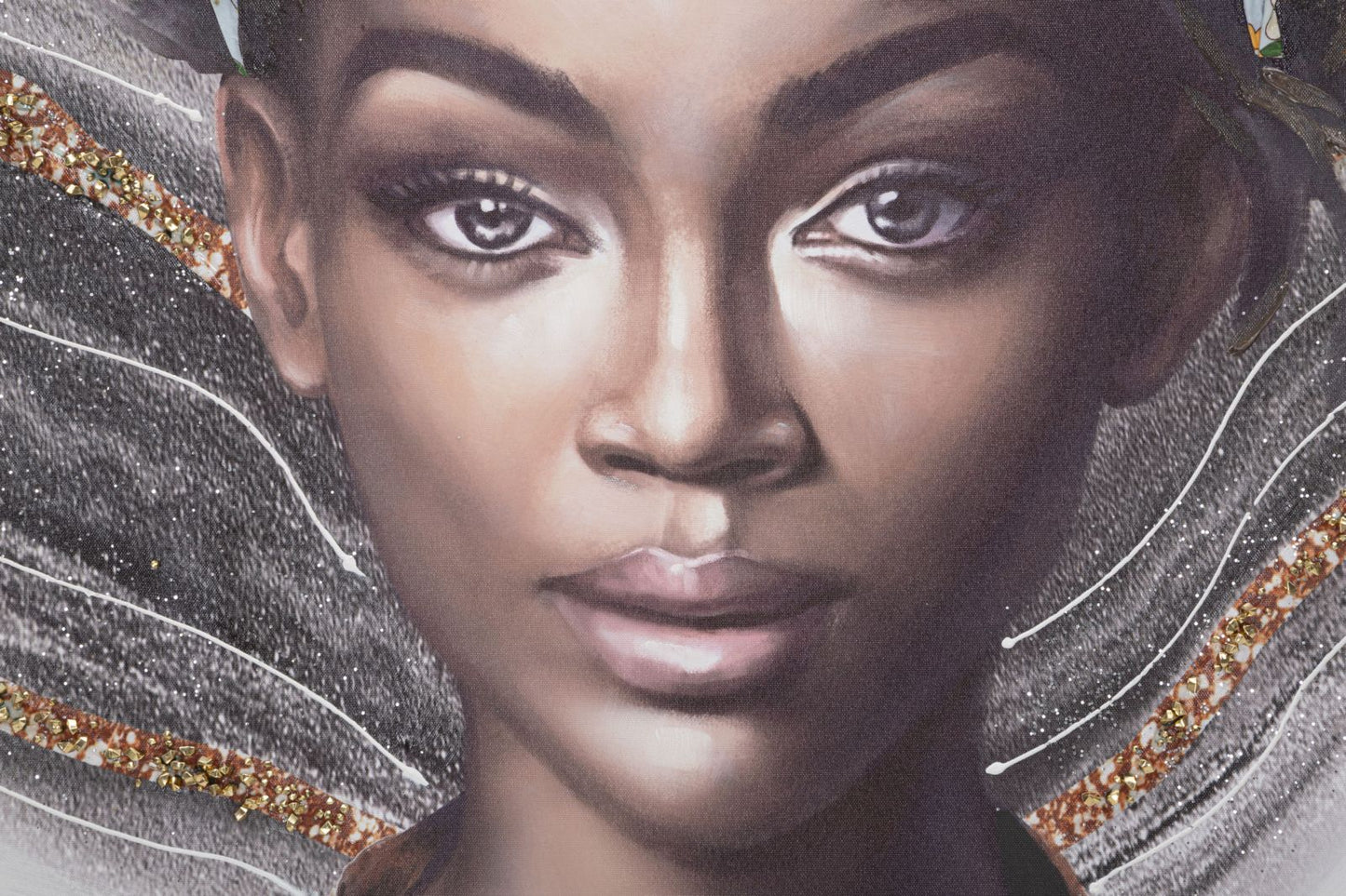 Pintura Sobre Tela Naomi -B- Cm 100x3x100