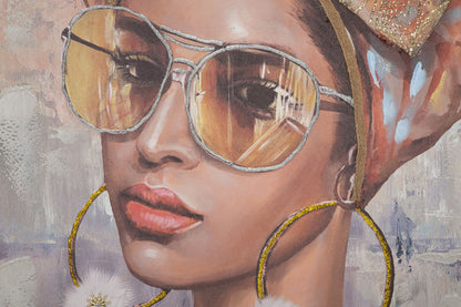 Pintura Sobre Tela Jennifer -B- Cm 70x3x100