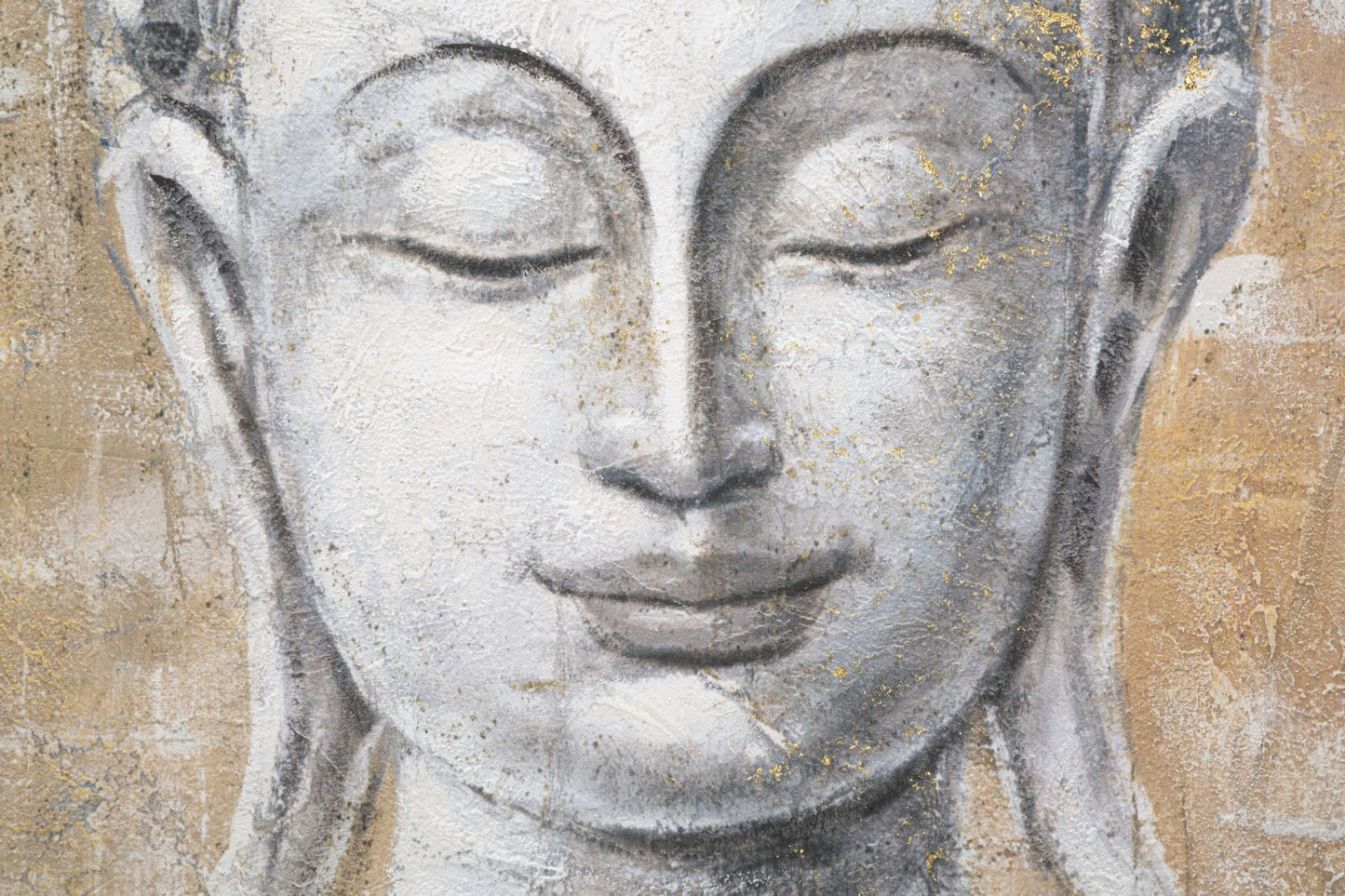 Pintura Sobre Tela Buda Light -B- Cm 80x3x120