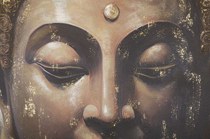 Pintura Sobre Tela Buda -B- Cm 100x3x100