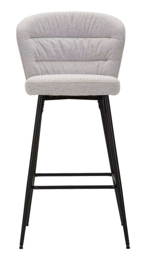 Banco Bar Losanna Grigio Conjunto 2 Un. Cm 52x59x108