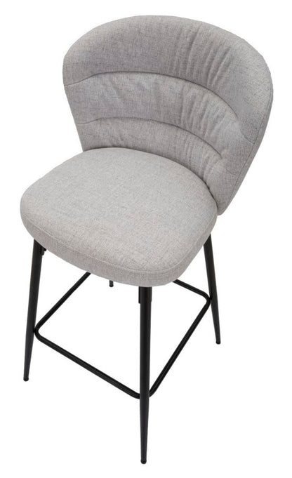 Banco Bar Losanna Grigio Conjunto 2 Un. Cm 52x59x108