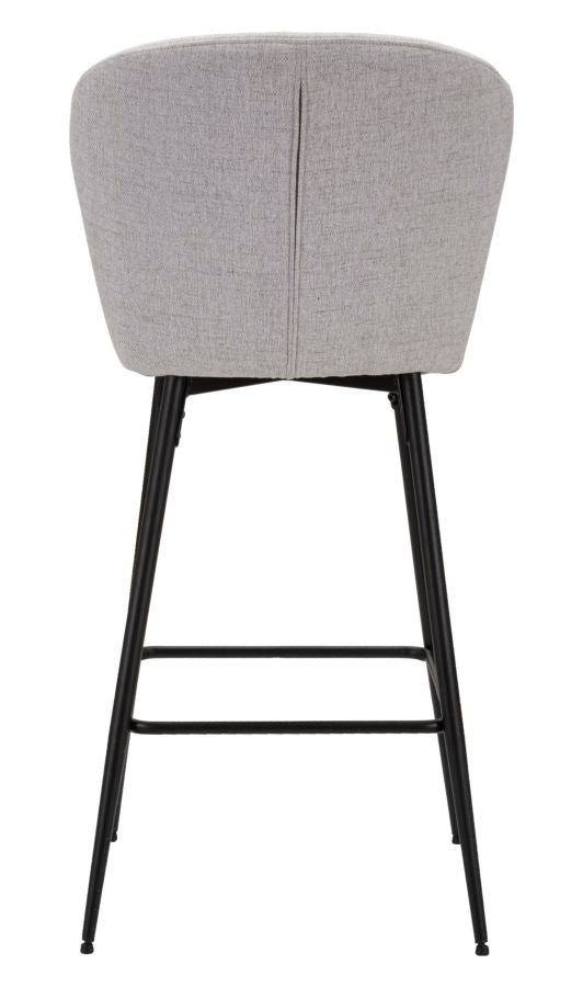 Banco Bar Losanna Grigio Conjunto 2 Un. Cm 52x59x108
