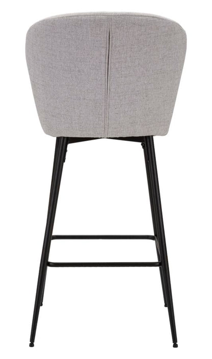 Banco Bar Losanna Grigio Conjunto 2 Un. Cm 52x59x108
