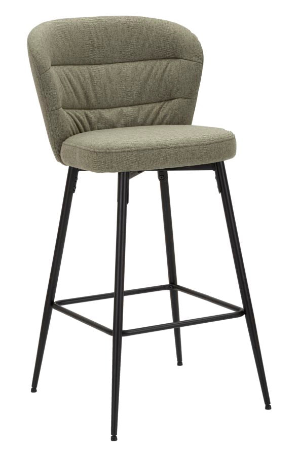 Banco Bar Losanna Verde Conjunto 2 Un. Cm 52x59x108