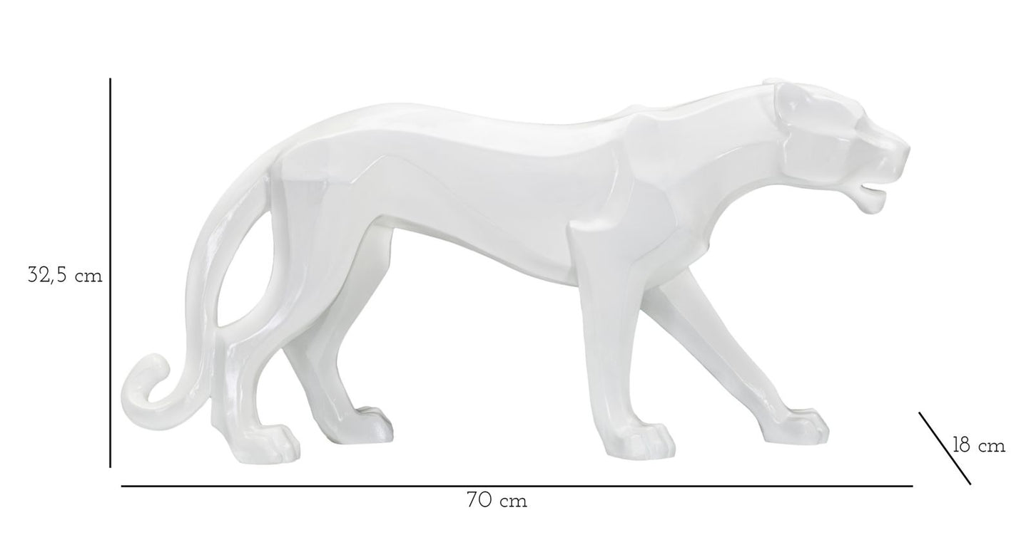Pantera Branco Cm 70x18x32,5