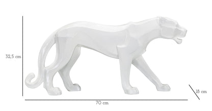 Pantera Branco Cm 70x18x32,5