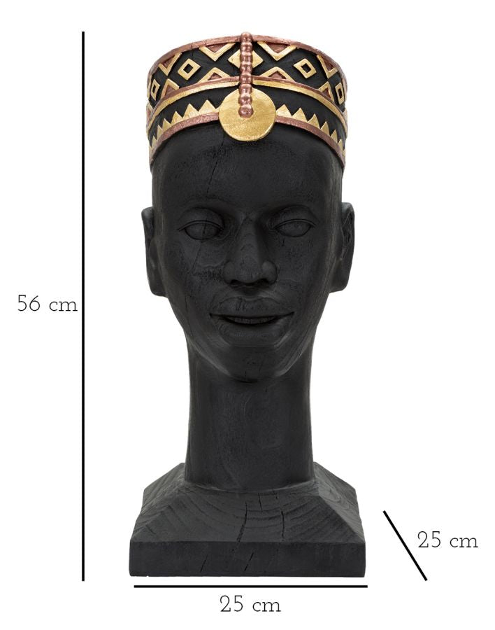 Homem Masai Cm 25x25x56